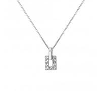 Hot Diamonds Echo White Topaz Open Pedant Necklace DP898