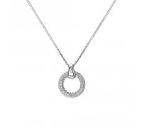 Hot Diamonds Sterling Silver White Topaz Forever Pendant DP901 - Signature - Sterling Silver / White Topaz / Diamond