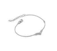 Hot Diamonds Sterling Silver White Topaz Lustre Bracelet | Acotis - Sterling Silver / White Topaz / Diamonds