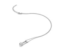Hot Diamonds Sterling Silver White Topaz Solitaire Necklace - Heart | Acotis - Sterling Silver / White Topaz / Diamonds
