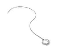 Hot Diamonds Sterling Silver White Topaz Tender Wreath Pendant | Acotis - Sterling Silver / White Topaz / Diamonds