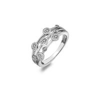 Hot Diamonds White Topaz Tender Statement Ring DR207 - Modern - Size M