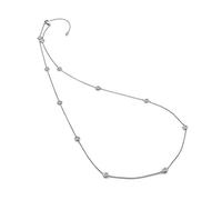 Hot Diamonds Tender White Topaz Intermittent Necklace - 60cm