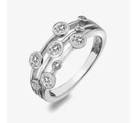 Hot Diamonds Tender White Topaz Multi-Stone Ring (M) DR207/M