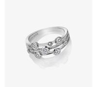 Hot Diamonds Tender White Topaz Statement Ring DR207/R