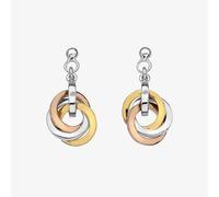 Hot Diamonds Three Colour Trio Ring Dropper Earrings DE389