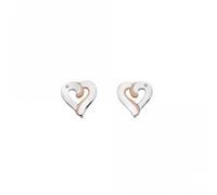 Hot Diamonds Women 925 Sterling Silver Diamond Stud Earrings DE546