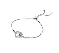 Hot Diamonds Bracelet Togetherness Open Heart DL589 Sterling Silver