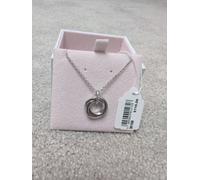 Hot Diamonds Trio Circle 3 DIAMOND Silver Pendant DP543 BRAND NEW BOXED GIFT HER