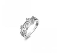 Hot Diamonds White Topaz Tender Statement Ring DR207 | Acotis - Size S