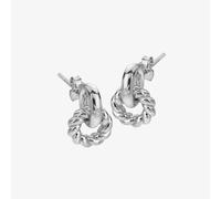 Hot Diamonds Willow Rope Silver Earrings DE804