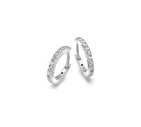 Hot Diamonds Women's Constant Loop Earrings in Silver | Size: 12mm Hot Diamonds Silver 12mm