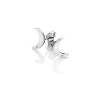 Hot Diamonds Women's Diamond Amulet Crescent Earrings in Silver | Size: 12mm Hot Diamonds Silver 12mm