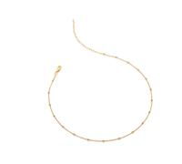 Hot Diamonds Women's Embrace Beaded Cable Chain - 32-39cm in Silver | Size: 39 cm Hot Diamonds Silver 39 cm