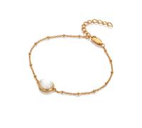 Hot Diamonds Women's HD X GE Calm Bracelet - MOP in Gold | Size: 21 cm Hot Diamonds Gold 21 cm