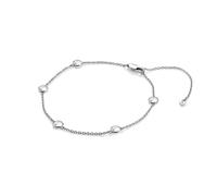 Hot Diamonds Women's Tender White Topaz Intermittent Bracelet in Silver | Size: 21 cm Hot Diamonds Silver 21 cm