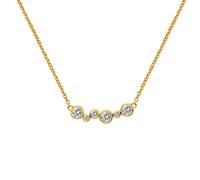 Hot Diamonds x Gemstones HDXGEM Tender Necklace DN213 - Elegant Styling | Acotis Diamonds - 18ct Gold Plated / Sterling Silver / Diamond