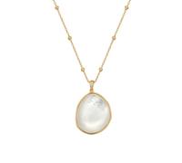 Hot Diamonds X Golden Edit 18ct Gold Plated MOP Pendant