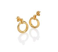 Hot Diamonds x Golden Edit Aura Gold Tone Drop Earrings 1.3 x 1.8cm