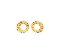 Hot Diamonds x Golden Edit Believe Gold Tone Stud Earrings 1.3 x 1.3cm