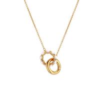 Hot Diamonds X Golden Edit Calm 18ct Gold Plated MOP Necklace