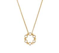 Hot Diamonds X Golden Edit Calm 18ct Gold Plated MOP Pendant