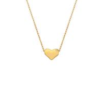 Hot Diamonds x Golden Edit Desire Heart Gold Tone Necklace 1.4 x 1.1cm, 40-45cm