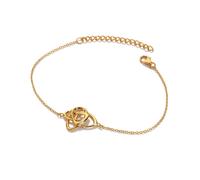 Hot Diamonds x Golden Edit Endless Gold Tone Bracelet 17cm + 4cm