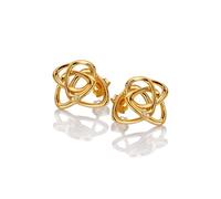 Hot Diamonds x Golden Edit Endless Gold Tone Stud Earrings 1.9 x 1.5cm