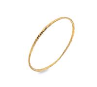Hot Diamonds X Golden Edit Entwine 18ct Gold Plated Bangle