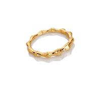 Hot Diamonds x Golden Edit Hd X Ge Bondi Ring DR298 - Modern Style | Acotis Diamonds - Size S - 18ct Gold Plated / Sterling Silver / Diamond