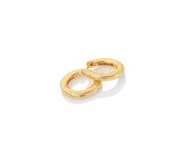 Hot Diamonds x Golden Edit Spirit Gold Tone Hoop Earrings 1.6 x 1.5cm