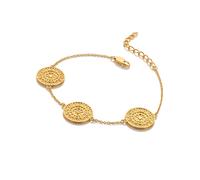 Hot Diamonds x Golden Edit Sterling Silver 18ct Gold Plated Athena Bracelet | Acotis - Sterling Silver / 18ct Gold Plated / Diamonds
