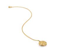 Hot Diamonds x Golden Edit Sterling Silver 18ct Gold Plated Athena Pendant | Acotis - Sterling Silver / 18ct Gold Plated / Diamonds