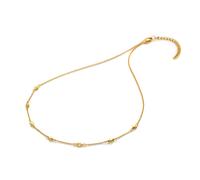 Hot Diamonds x Golden Edit Sterling Silver 18ct Gold Plated Harlequin Necklace | Acotis - Sterling Silver / 18ct Gold Plated / Diamonds