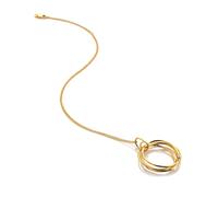 Hot Diamonds x Golden Edit Sterling Silver 18ct Gold Plated String Pendant | Acotis - Sterling Silver / 18ct Gold Plated / Diamonds