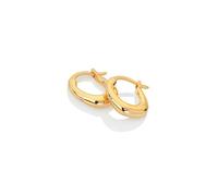 Hot Diamonds x Golden Edit Sterling Silver Gold Plated Soul Earrings | 12mm x 15mm