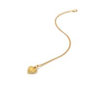 Hot Diamonds x Jac Jossa 18ct Gold HD X JJ Essence Heart Necklace DP1019 - Modern Style | - Sterling Silver / 18ct Gold Plated / Diamond