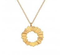 Hot Diamonds Believe Gold Plated Diamond Open Circle Pendant Necklace DP840