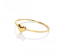 Hot Diamonds x Jac Jossa 18ct Gold Plated Sterling Silver Desire Bangle DC186 - Elegant