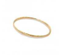 Hot Diamonds x Jac Jossa 18ct Gold Plated Sterling Silver Entwine Bangle DL640 - Timeless - 18ct Gold Plated Sterling Silver