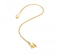 Hot Diamonds x Jac Jossa 18ct Gold Plated Sterling Silver Letter M Pendant DP951