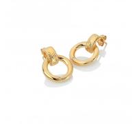 Hot Diamonds x Jac Jossa 18ct Gold Plated Sterling Silver Spirit Earrings DE677 - Elegant - 18ct Gold Plated Sterling Silver