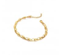 Hot Diamonds x Jac Jossa 18ct Gold Plated Sterling Silver Tide Bracelet DL670