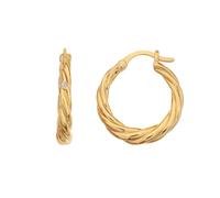 Hot Diamonds X Jac Jossa Entwine 18ct Gold Plated Earrings