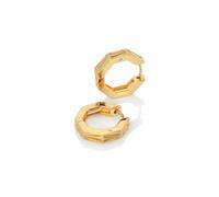 Hot Diamonds x Jac Jossa Hope Gold Plated Sterling Silver Hoop Earrings - Silver