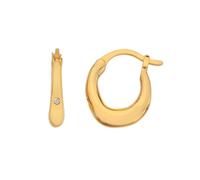Hot Diamonds X Jac Jossa Soul 18ct Gold Plated Hoop Earrings