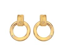 Hot Diamonds X Jac Jossa Spirit 18ct Gold Plated Earrings