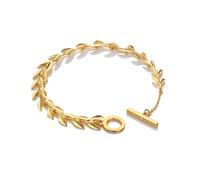 Hot Diamonds X Tasha Ghouri Gold Plated 925 Sterling Silver Laurel Bracelet | Real Hand-Set Diamond | Gift Wrap Included