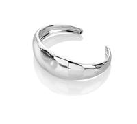 Hot Diamonds x Tasha Ghouri Sterling Silver HD X TG Organic Cuff Bangle DC207 - Sterling Silver / Diamond